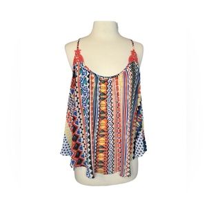 Love on a Hanger colorful tank top. Size XL